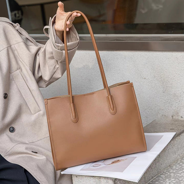Women's Genuine Leather Commuter Tote