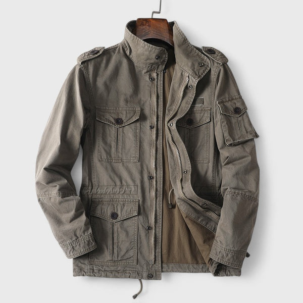 Men's Cotton Twill Zip Work Jacket