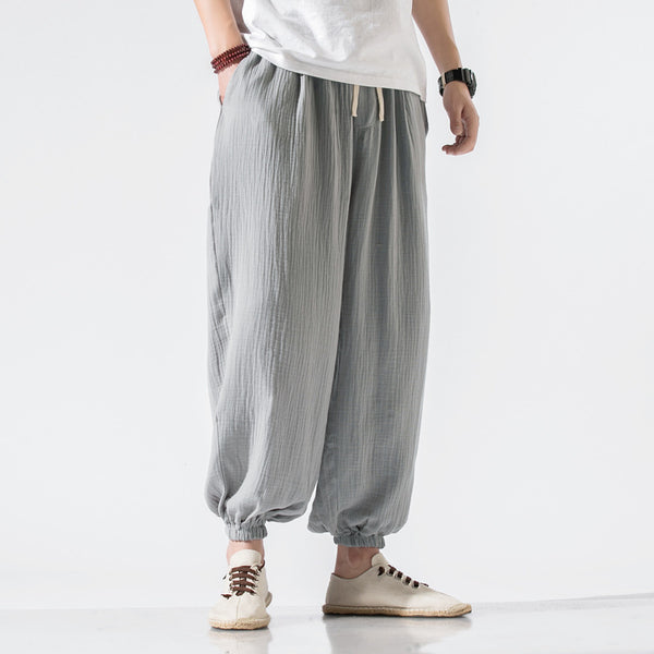 Men's Lightweight Tapered Harem Pants
