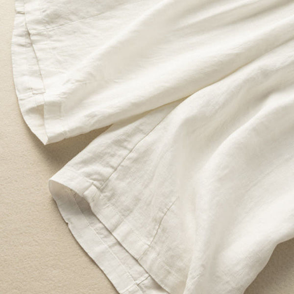 Wide-Leg Pleated Knee-Length Bermuda Shorts for Women – Stylish Comfortable Casualwear