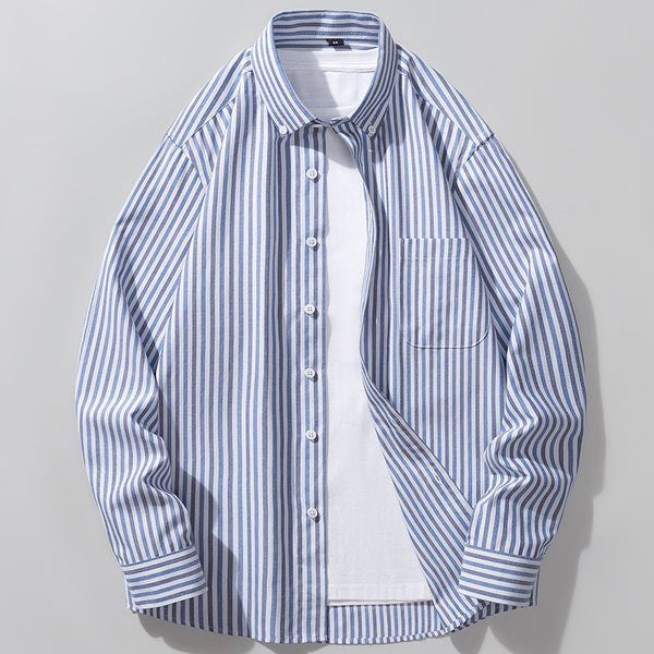 Striped Loose Overshirt