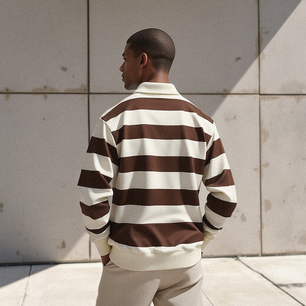 Retro Stripe Rugby Shirt