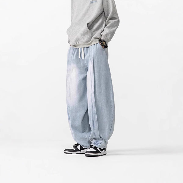 Men's Harem Tapered Denim Jeans