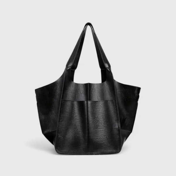 シグネチャー レザー スラウチバッグ | 軽くて大容量・やわらか本革トート