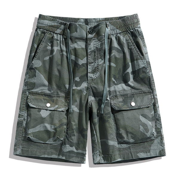Relaxed Fit Camouflage Cargo Shorts for Men – Casual Comfort & Utility