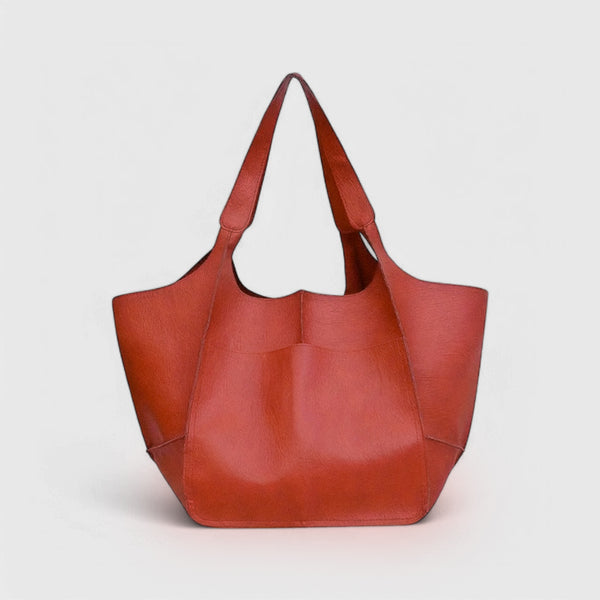 シグネチャー レザー スラウチバッグ | 軽くて大容量・やわらか本革トート