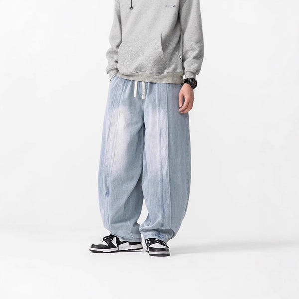 Men's Harem Tapered Denim Jeans