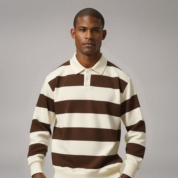 Retro Stripe Rugby Shirt
