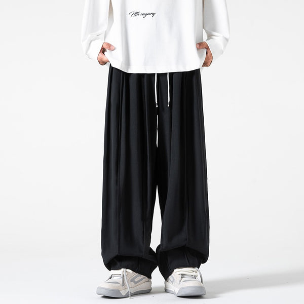 Men's Wide-Leg Parachute Cargo Pants