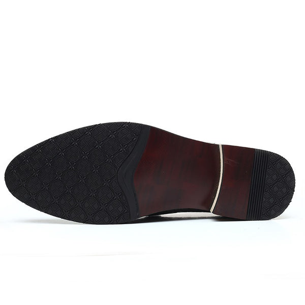 Woven Leather Tassel Loafers – Business & Casual Style