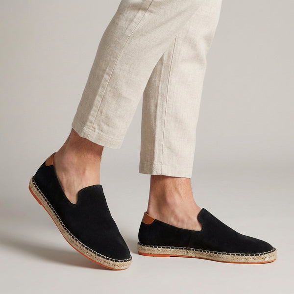 Slip-On Solid Espadrilles for Men – Stylish Casual Comfort