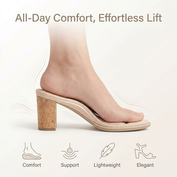Orthopedic Criss-Cross Block Heel Platform Sandals for Women – Supportive & Stylish Comfort