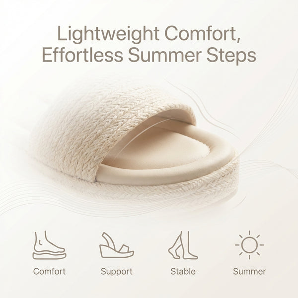 Casual Espadrille Platform Sandals for Women – Comfortable Slingback Style