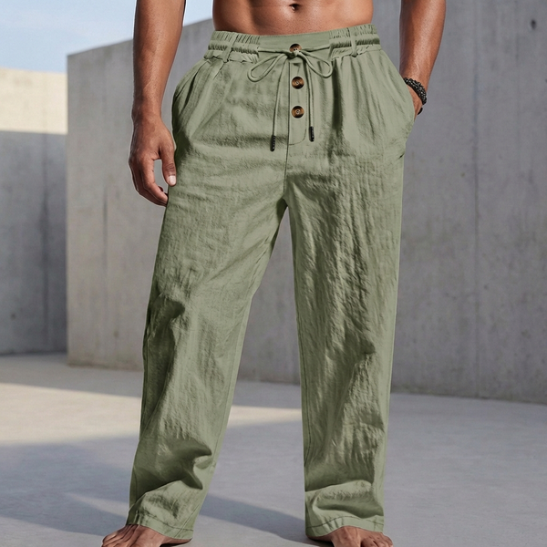 Relaxed Fit Drawstring Trousers for Men – Casual Comfort & Style