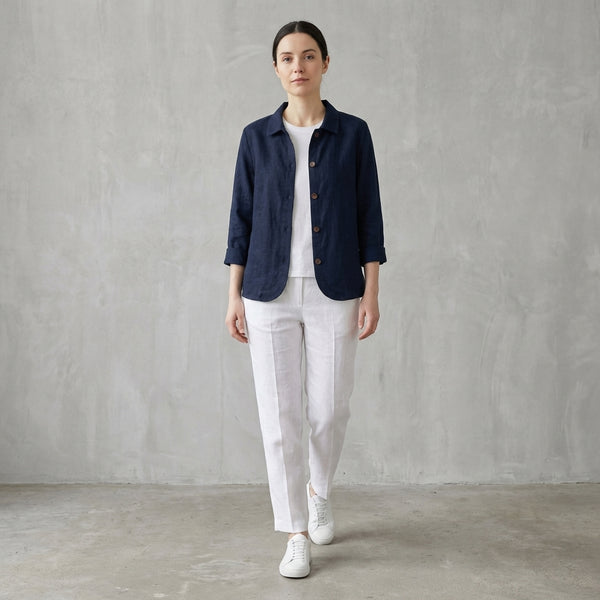 Relaxed Fit Button-Up Shirt for Women – Breathable Casual Comfort