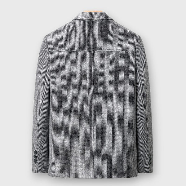 Men's Woolen Slim Lapel Blazer Jacket