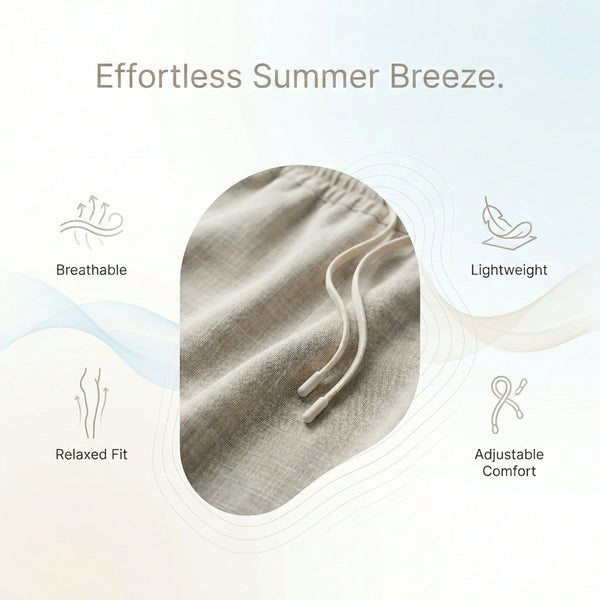 Relaxed Fit Drawstring Trousers for Men – Casual Comfort & Style