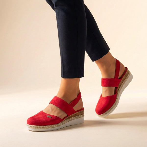 Casual Espadrille Platform Sandals for Women – Comfortable Slingback Style