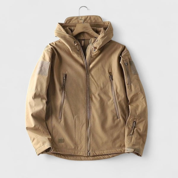 Men's Waterproof Hooded Shell Jacket