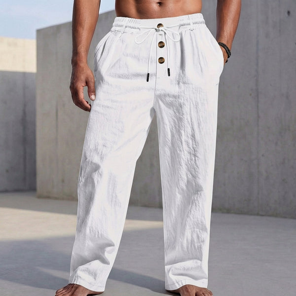 Relaxed Fit Drawstring Trousers for Men – Casual Comfort & Style
