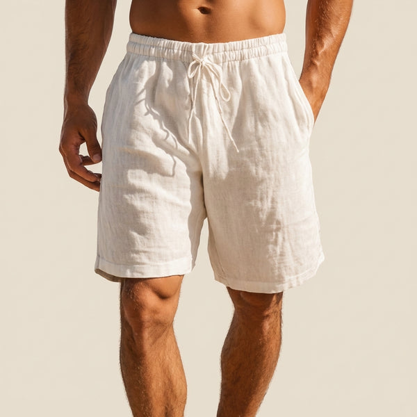 Relaxed Fit Knee-Length Swim Shorts for Men – Breathable Comfort & Practicality