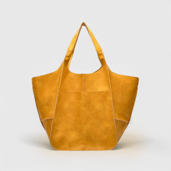 シグネチャー レザー スラウチバッグ | 軽くて大容量・やわらか本革トート