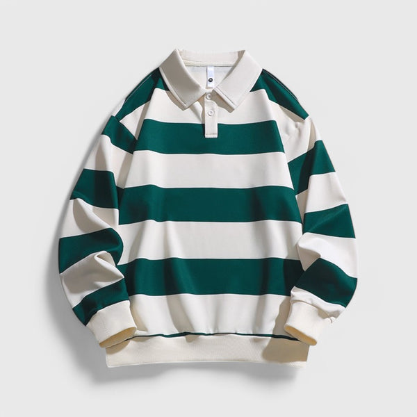 Retro Stripe Rugby Shirt