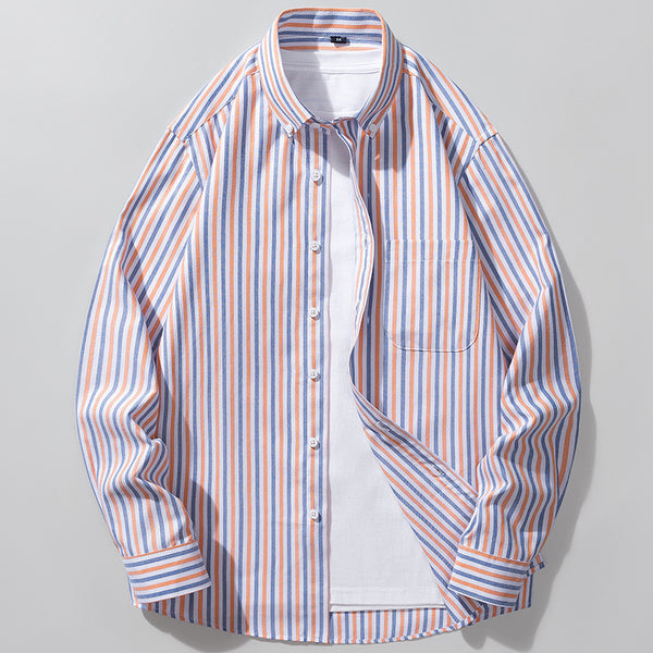 Striped Loose Overshirt