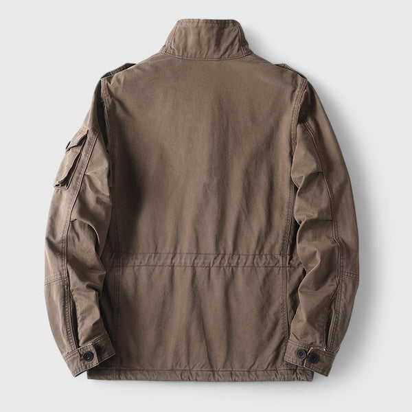 Men's Cotton Twill Zip Work Jacket