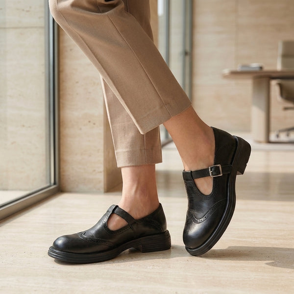 Orthopedic Chunky Mary Jane Shoes for Women – Supportive Comfort & Style