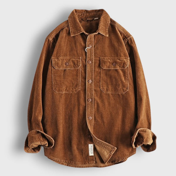 Corduroy Button-Down Shirt