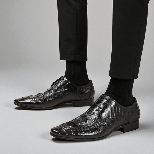 Alligator Derby Dress Shoes