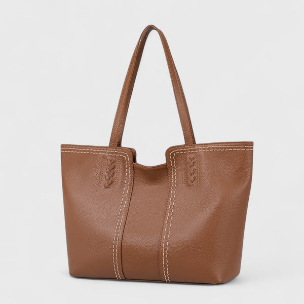 Women's Genuine Leather Shopper Tote