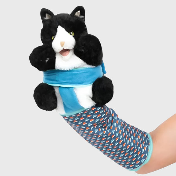 Mr. Scratchless™ – Cat Fighting Glove with Plush Puppet
