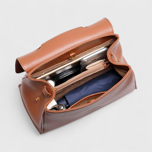 Napa Leather Convertible Bucket Bag