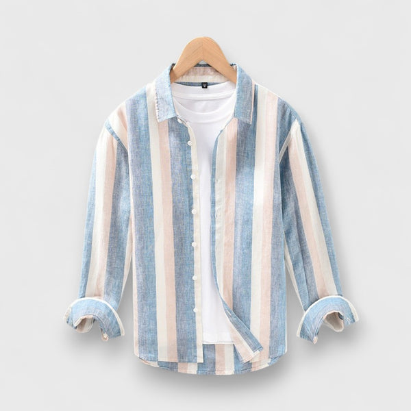 Striscia Riviera Linen Stripe Shirt