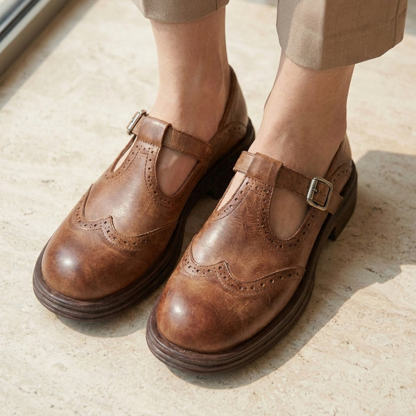 Orthopedic Chunky Mary Jane Shoes for Women – Supportive Comfort & Style