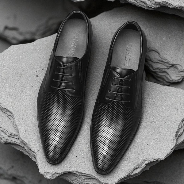 Volcano Smooth Grain Oxford Shoes – Lightweight & Italian-Inspired