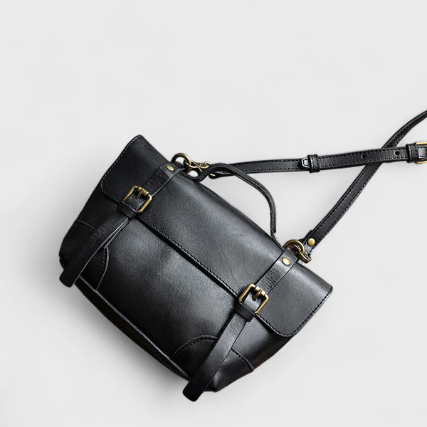 ベジタブルタンニン革ダンプリングバッグ