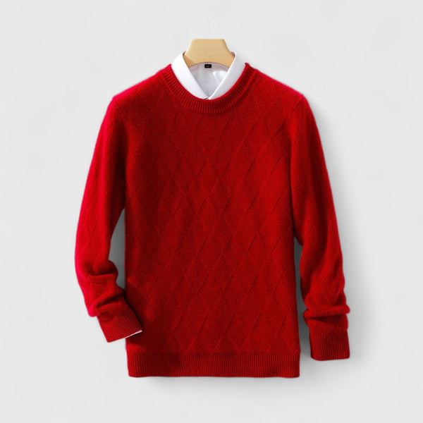 Men's Wool Crewneck Sweater, Relaxed Fit