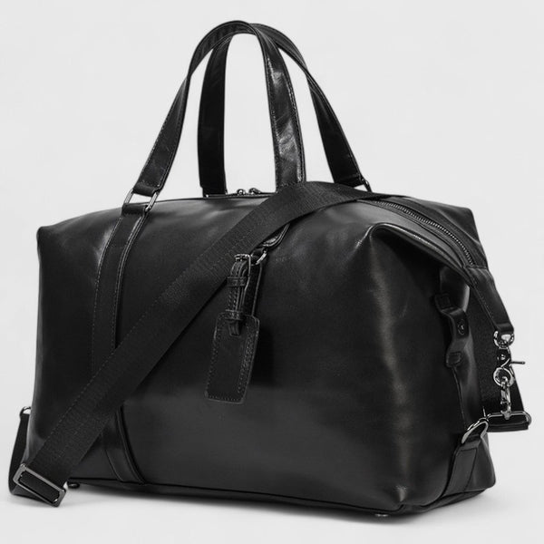 Top-Grain Leather Weekender Duffel