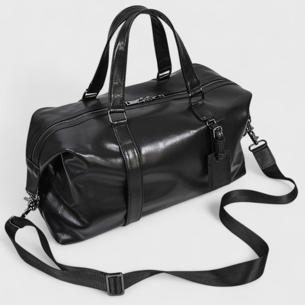 Top-Grain Leather Weekender Duffel