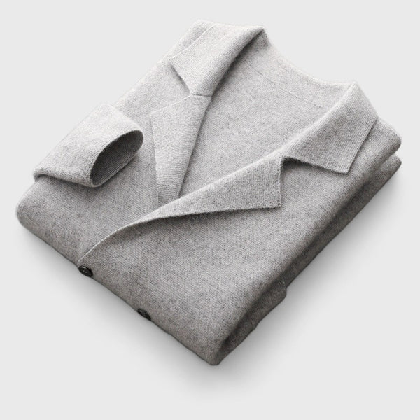 Men's Wool Knit Blazer Jacket