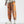 Crane Print Drawstring Tapered Pants
