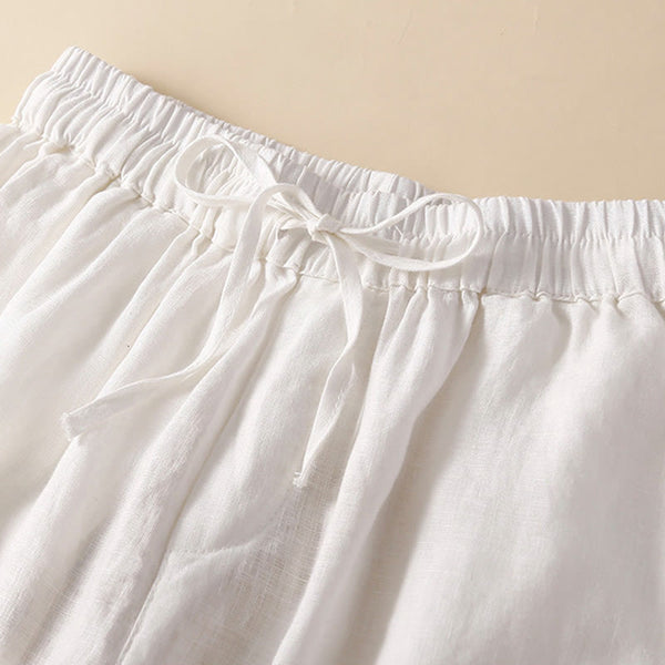 Relaxed Fit Lace Trim Casual Shorts for Women – Comfortable Stylish Design