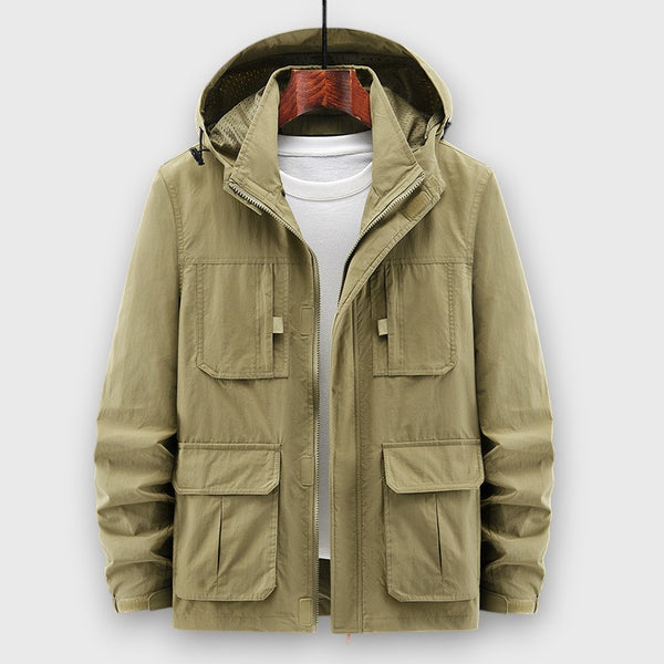 Men's Outdoor Multi-Pocket Shell Jacket