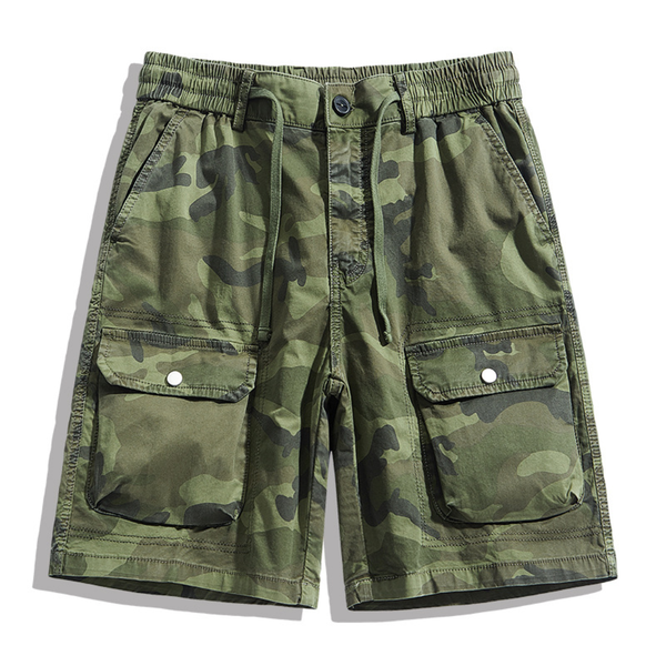 Relaxed Fit Camouflage Cargo Shorts for Men – Casual Comfort & Utility