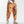 Crane Print Drawstring Tapered Pants