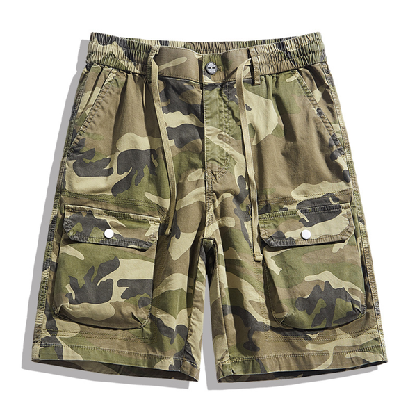 Relaxed Fit Camouflage Cargo Shorts for Men – Casual Comfort & Utility