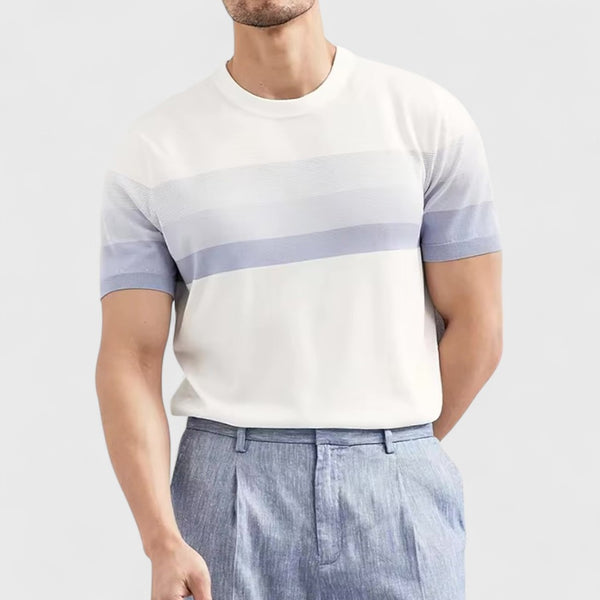 Men’s Colorblock Knit Crewneck T-Shirt